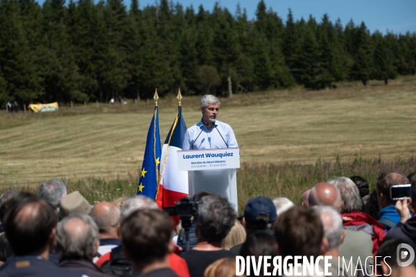Laurent Wauquiez : montée du Mont Mézenc.