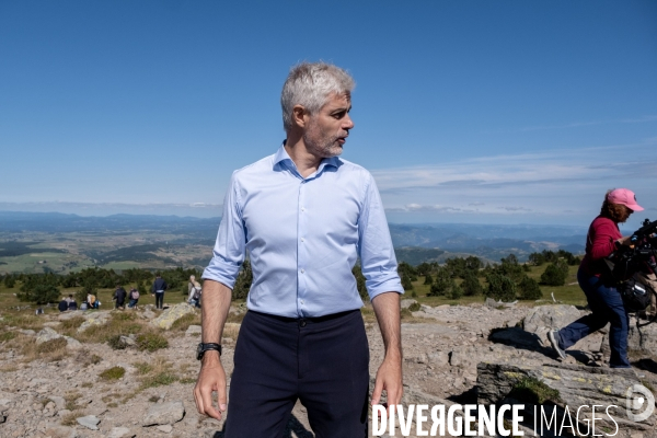 Laurent Wauquiez : montée du Mont Mézenc.