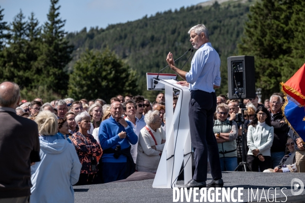 Laurent Wauquiez : montée du Mont Mézenc.