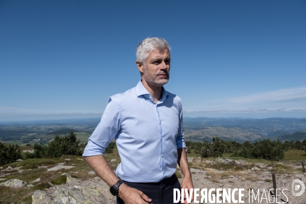 Laurent Wauquiez : montée du Mont Mézenc.