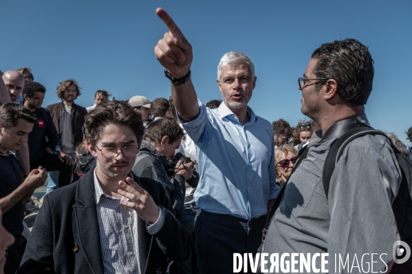 Laurent Wauquiez : montée du Mont Mézenc.