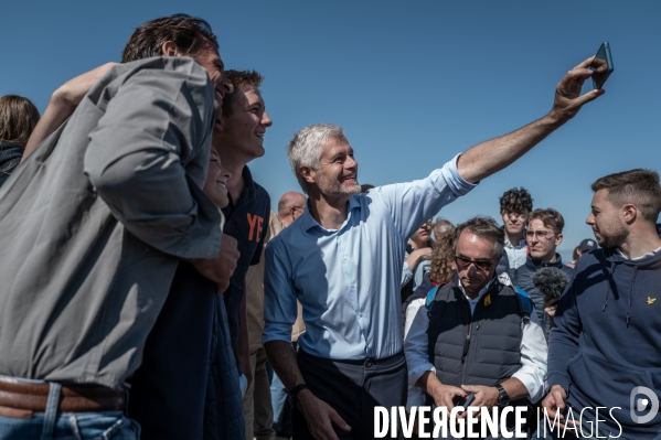 Laurent Wauquiez : montée du Mont Mézenc.