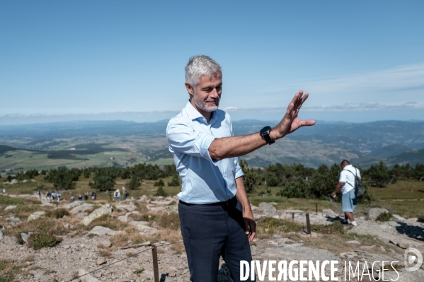 Laurent Wauquiez : montée du Mont Mézenc.