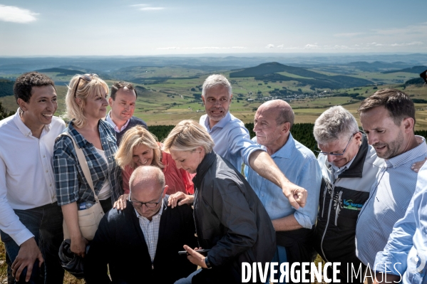 Laurent Wauquiez : montée du Mont Mézenc.
