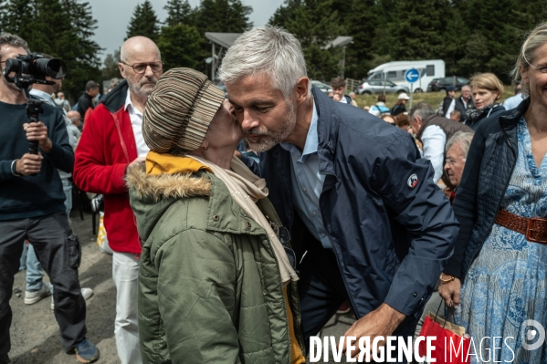 Laurent Wauquiez : montée du Mont Mézenc.