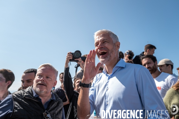Laurent Wauquiez : montée du Mont Mézenc.