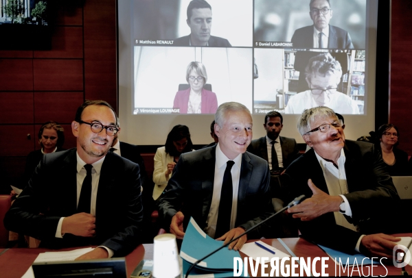 Assemblee Nationale / La commission des finances auditionne Bruno Le Maire et Thomas Cazenave