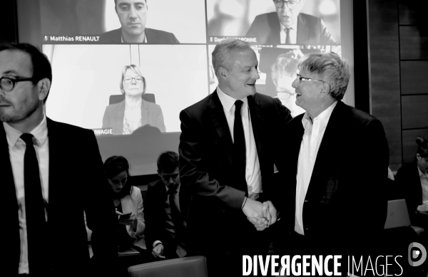 Assemblee Nationale / La commission des finances auditionne Bruno Le Maire et Thomas Cazenave