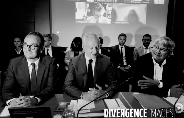Assemblee Nationale / La commission des finances auditionne Bruno Le Maire et Thomas Cazenave
