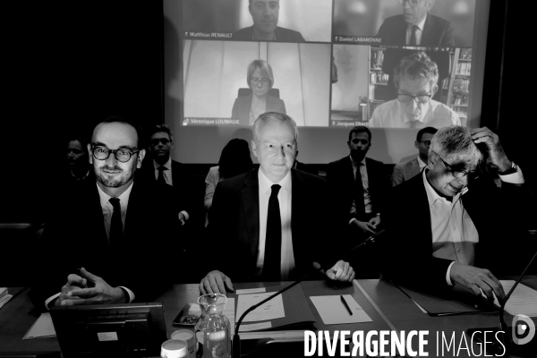 Assemblee Nationale / La commission des finances auditionne Bruno Le Maire et Thomas Cazenave