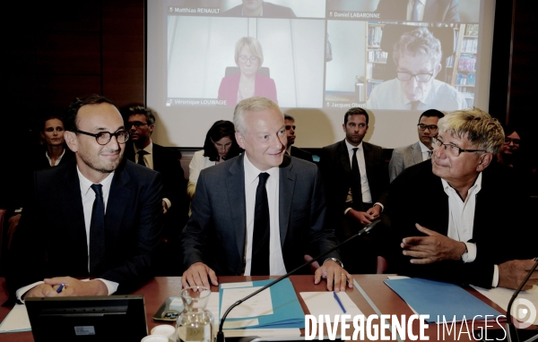 Assemblee Nationale / La commission des finances auditionne Bruno Le Maire et Thomas Cazenave