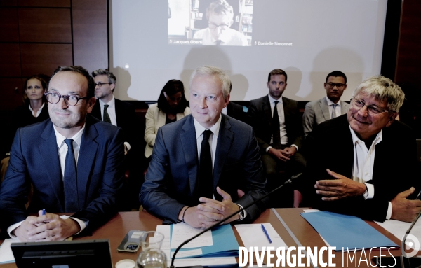 Assemblee Nationale / La commission des finances auditionne Bruno Le Maire et Thomas Cazenave