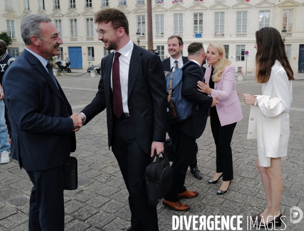 Assemblée Nationale/ Rentree des deputés du Rassemblement National