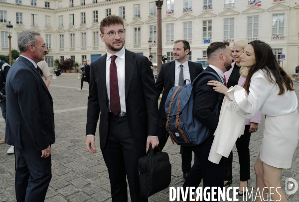Assemblée Nationale/ Rentree des deputés du Rassemblement National