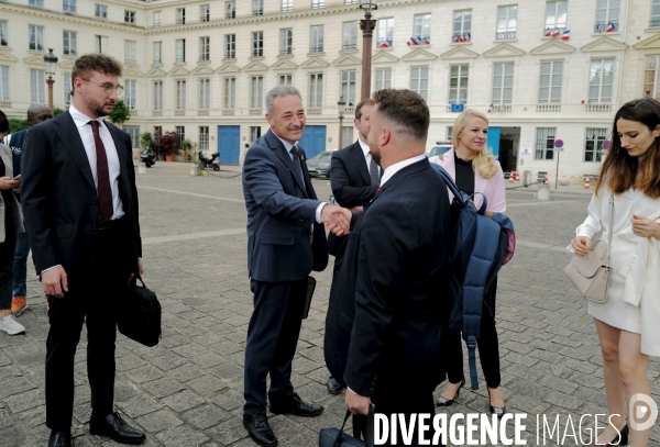 Assemblée Nationale/ Rentree des deputés du Rassemblement National