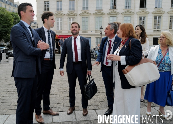 Assemblée Nationale/ Rentree des deputés du Rassemblement National