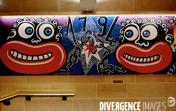 Assemblée nationale / Tableau d Hervé Di Rosa