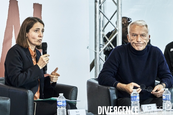 Debat Sophie Binet CGT et Patrick Martin MEDEF
