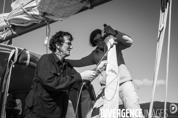 Navigation écossaise avec Isabelle Autissier.