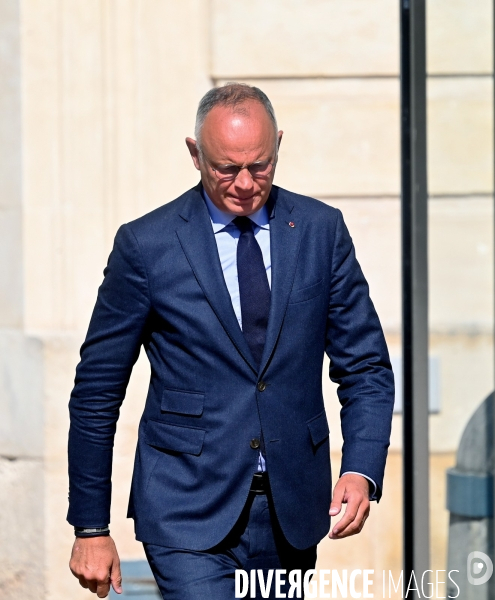 Derniere réunion de preparation pour le futur gouvernement Barnier