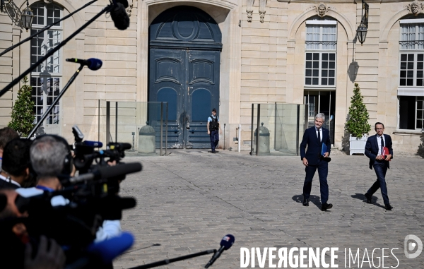 Derniere réunion de preparation pour le futur gouvernement Barnier