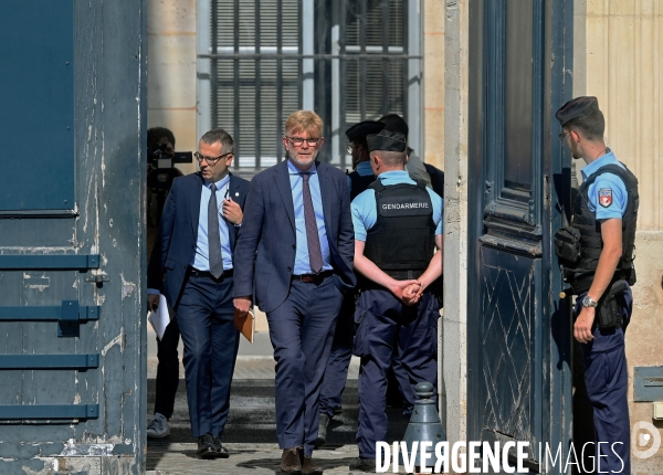 Derniere réunion de preparation pour le futur gouvernement Barnier