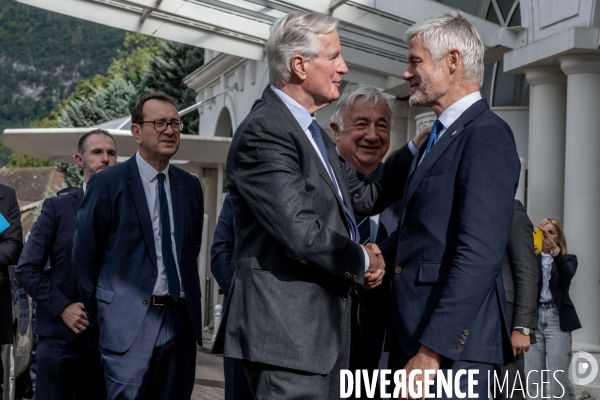Michel Barnier Aux journées parlementaires LR.