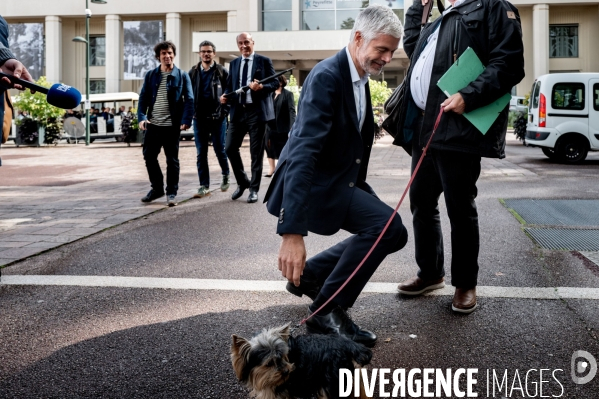Michel Barnier Aux journées parlementaires LR.