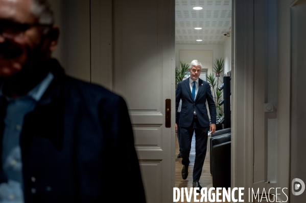 Michel Barnier Aux journées parlementaires LR.
