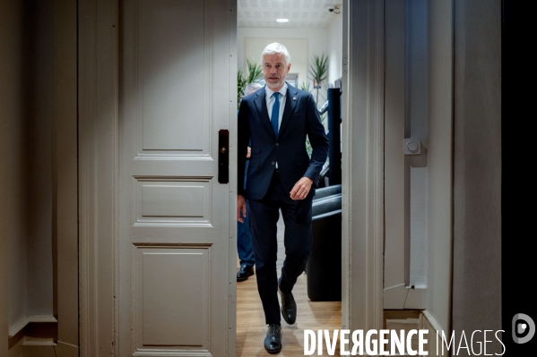 Michel Barnier Aux journées parlementaires LR.