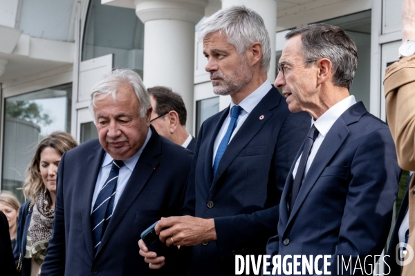 Michel Barnier Aux journées parlementaires LR.