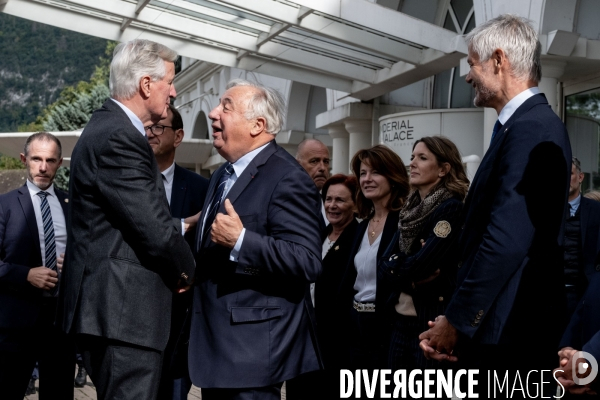 Michel Barnier Aux journées parlementaires LR.