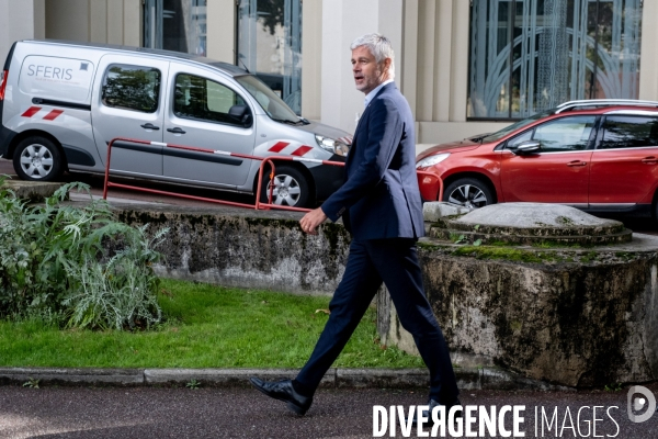 Michel Barnier Aux journées parlementaires LR.