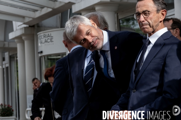 Michel Barnier Aux journées parlementaires LR.