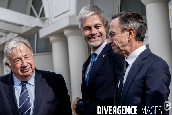 Michel Barnier Aux journées parlementaires LR.
