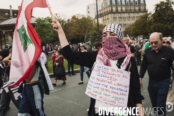 Manifestation contre le nouveau gouvernement de Michel Barnier, Paris le 21 septembre 2024.