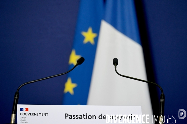 Cérémonie de passation de pouvoirs entre Bruno Le Maire,Laurent Saint Martin et Antoine Armand