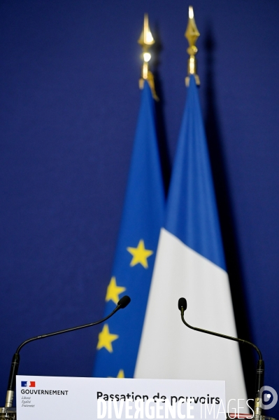 Cérémonie de passation de pouvoirs entre Bruno Le Maire,Laurent Saint Martin et Antoine Armand