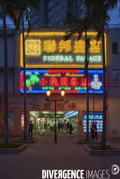 Les défenseurs  des  néons de Hong Kong