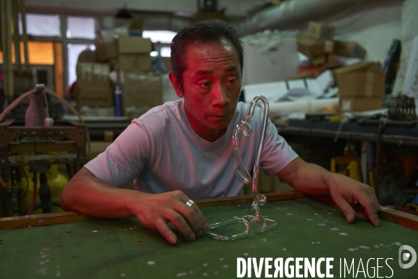 Les défenseurs  des  néons de Hong Kong