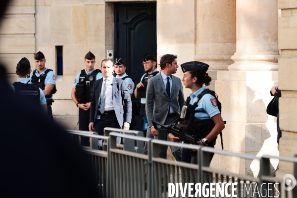 Barnier - derniere reunion avant l annonce