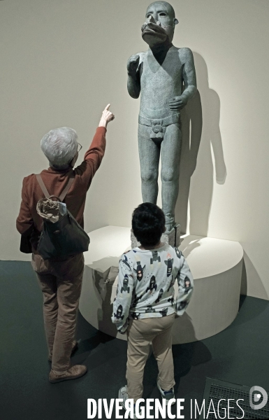 Le dieu du vent, la grand mére et le petit garçon