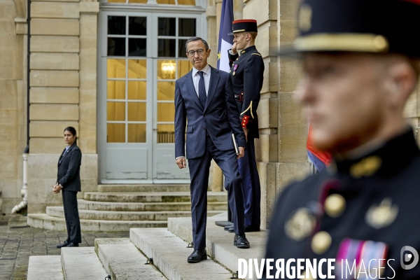 Premiere réunion du gouvernement Barnier à Matignon