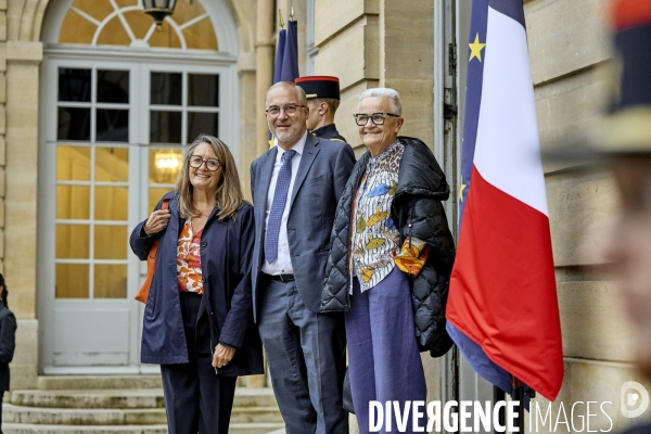 Premiere réunion du gouvernement Barnier à Matignon