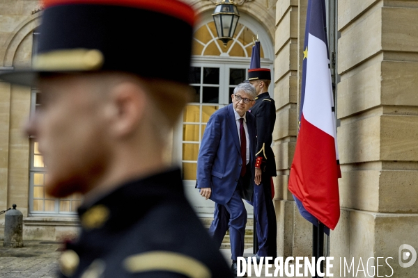Premiere réunion du gouvernement Barnier à Matignon