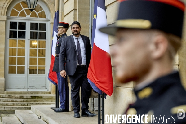 Premiere réunion du gouvernement Barnier à Matignon