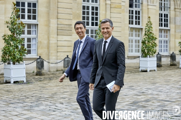 Premiere réunion du gouvernement Barnier à Matignon