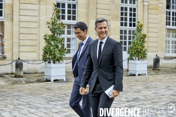 Premiere réunion du gouvernement Barnier à Matignon