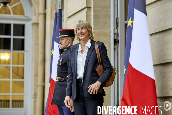 Premiere réunion du gouvernement Barnier à Matignon