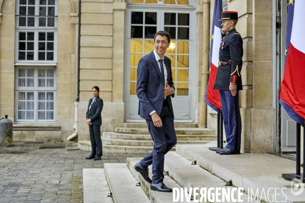 Premiere réunion du gouvernement Barnier à Matignon